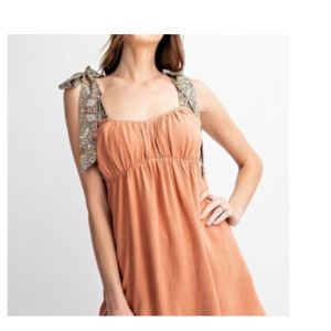 Cute Easel Tank with Tie Straps